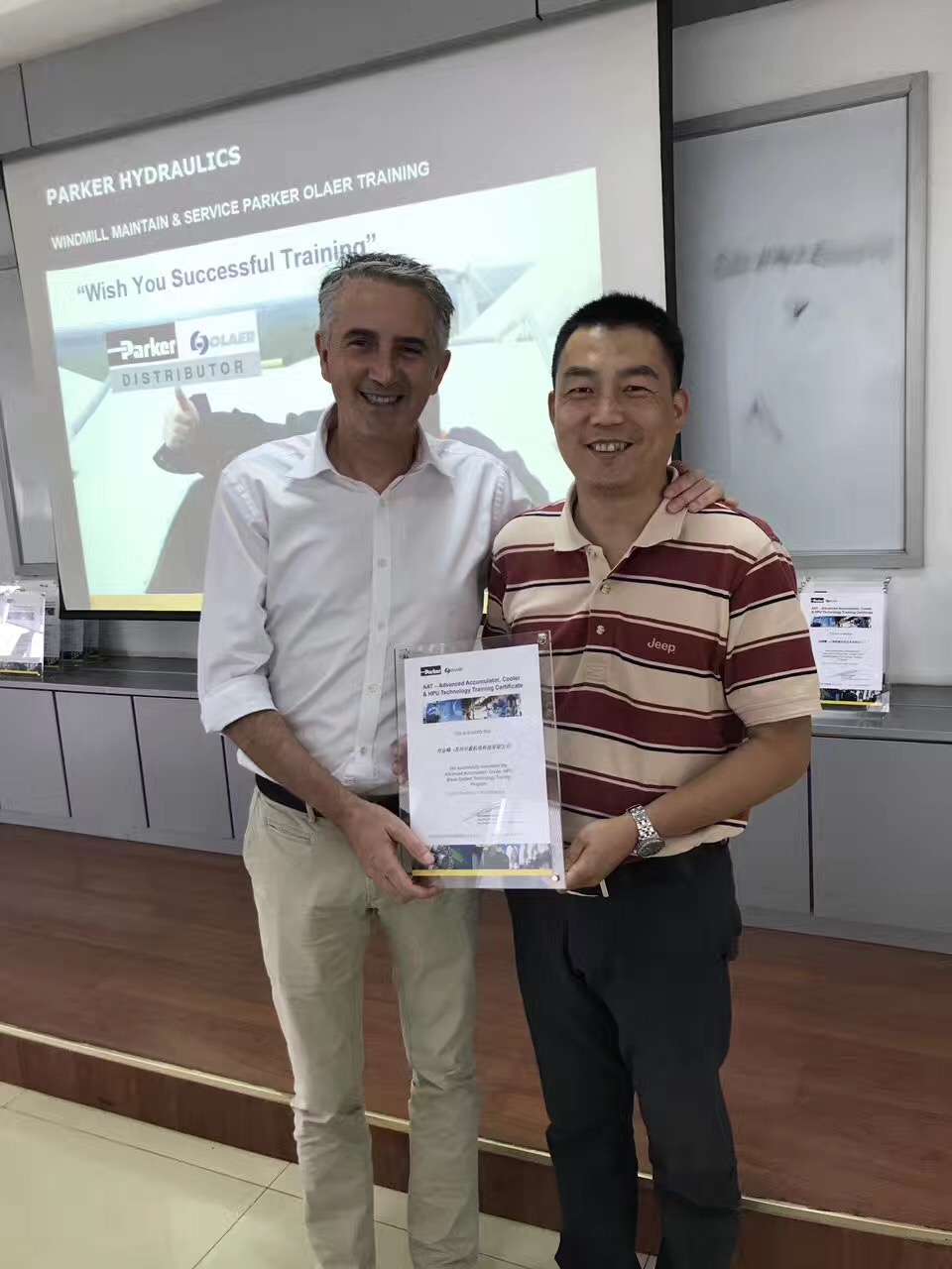 Parker液壓培訓順利通過，畜能器；冷卻器；維修；購買可以聯絡我們