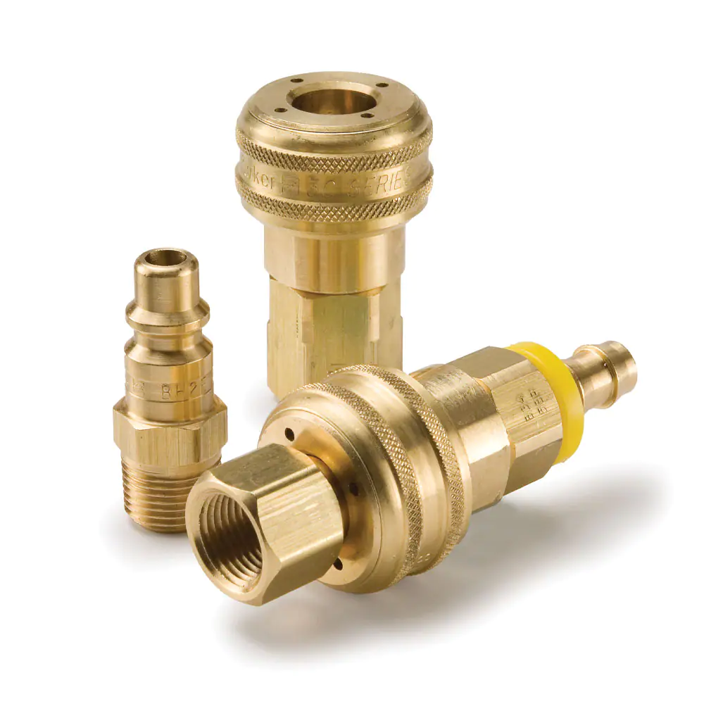 Parker30系列快換陰接頭 - 快速連接空氣軟管以及工具的快換接頭，用于氣動(dòng)，空氣應(yīng)用，工業(yè)互換型