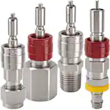 派克CPI系列快換陽接頭 - 不銹鋼快換接頭，用于氣體、流體介質(zhì)，可耐真空或者壓力應(yīng)用