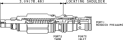 直動式, 減壓/溢流閥（調壓閥）